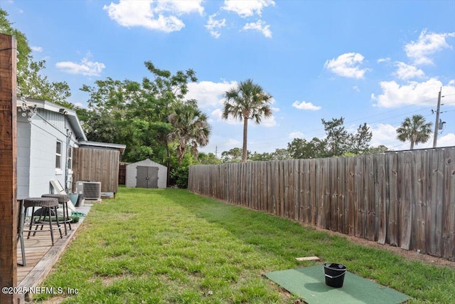 325 Sargo Rd, Atlantic Beach, FL 32233 - fenced backyard featuring a shed