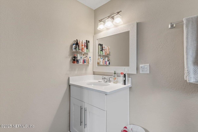 325 Sargo Rd, Atlantic Beach, FL 32233 - bathroom featuring vanity and a textured wall