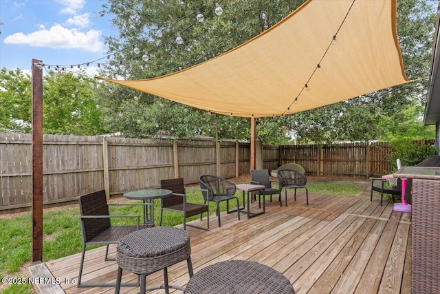 325 Sargo Rd, Atlantic Beach, FL 32233 - deck featuring a fenced backyard