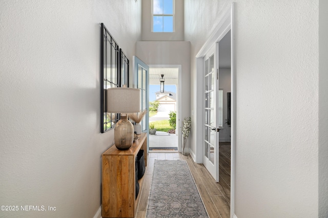 347 Ness Cir, Saint Augustine, FL 32095 - doorway to outside featuring light wood finished floors and french doors