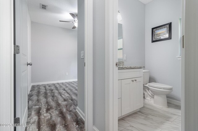 4725 Melanie St, Hastings, FL 32145 - bathroom with vanity and a ceiling fan