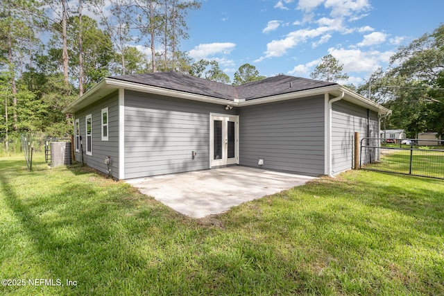 4725 Melanie St, Hastings, FL 32145 - back of house featuring french doors and a patio