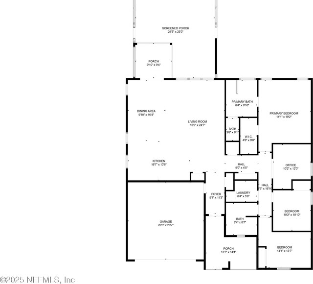 12206 Orange Grove Dr, Jacksonville, FL 32223 - view of property floor plan