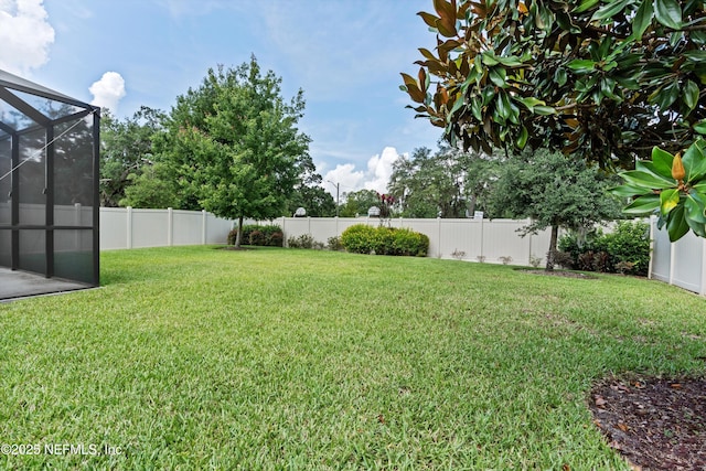 12206 Orange Grove Dr, Jacksonville, FL 32223 - fenced backyard with glass enclosure