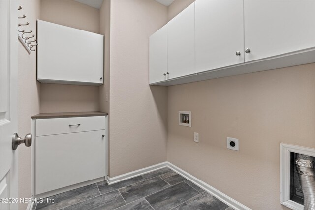 12206 Orange Grove Dr, Jacksonville, FL 32223 - washroom with hookup for an electric dryer, cabinet space, and washer hookup