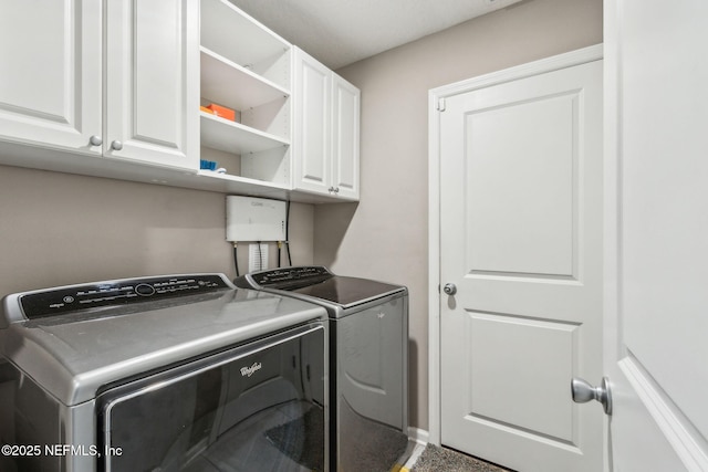 7250 Steventon Way, Jacksonville, FL 32244 - washroom featuring separate washer and dryer and cabinet space