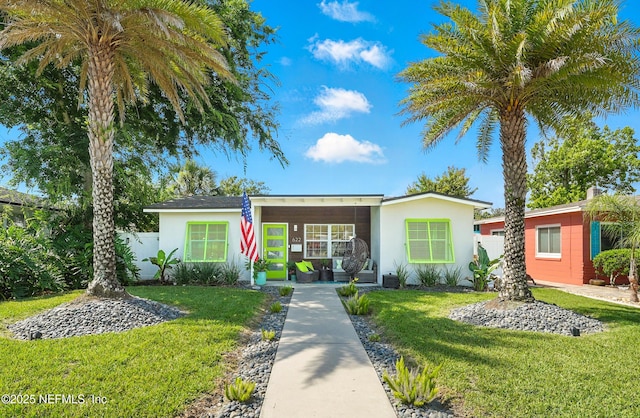 622 7th Ave N, Jacksonville Beach, FL 32250 - single story home with stucco siding and covered porch