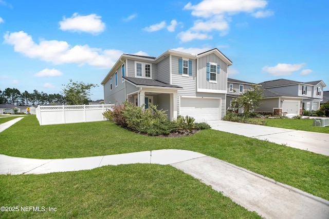 154 Moorcroft Way, Saint Augustine, FL 32092 - view of front of property featuring board and batten siding, a garage, and concrete driveway