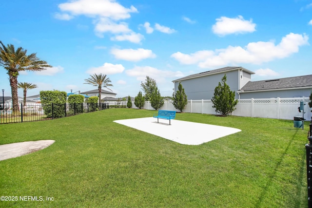 154 Moorcroft Way, Saint Augustine, FL 32092 - fenced backyard with a patio area