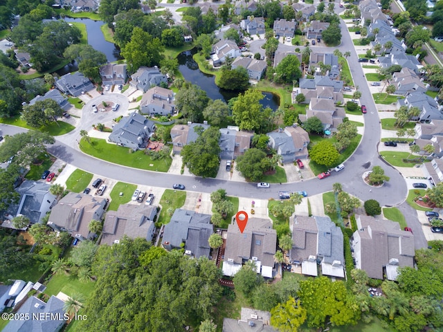 511 Selva Lakes Cir, Atlantic Beach, FL 32233 - aerial view of property's location with nearby suburban area and a large body of water