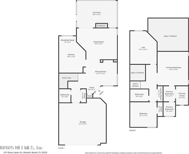 511 Selva Lakes Cir, Atlantic Beach, FL 32233 - view of room layout