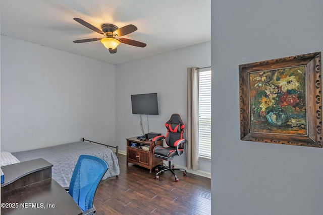1341 River City St, Saint Augustine, FL 32092 - bedroom featuring dark wood finished floors and a ceiling fan