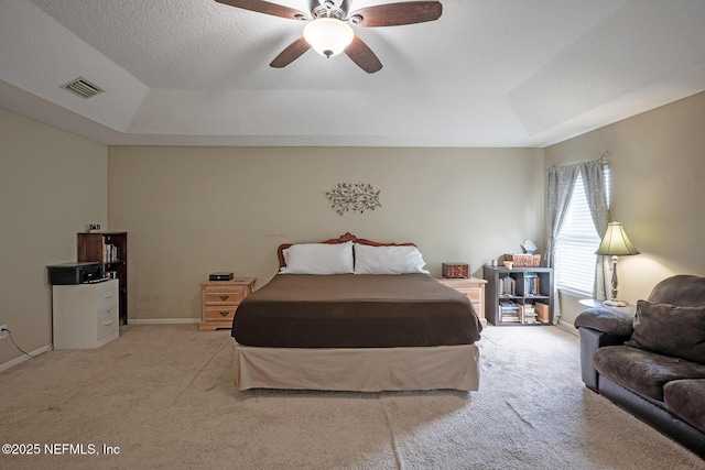 1341 River City St, Saint Augustine, FL 32092 - carpeted bedroom featuring a raised ceiling and ceiling fan