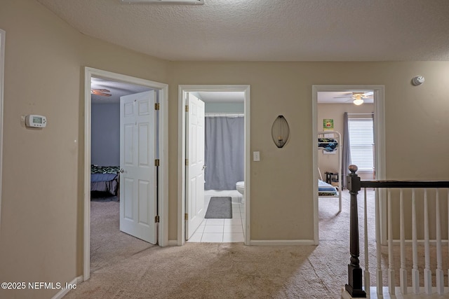 1341 River City St, Saint Augustine, FL 32092 - hallway with carpet flooring and a textured ceiling