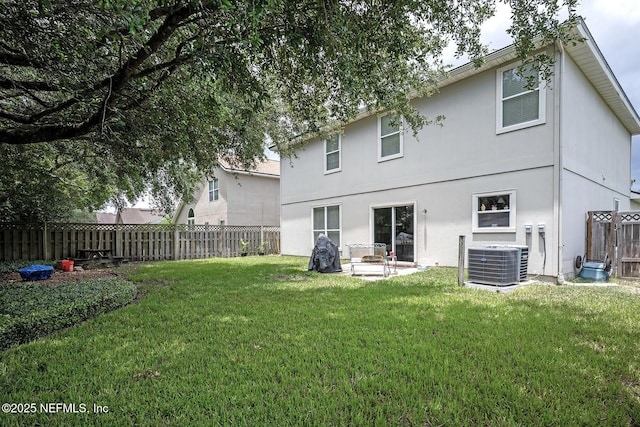 1341 River City St, Saint Augustine, FL 32092 - back of property featuring a fenced backyard and stucco siding
