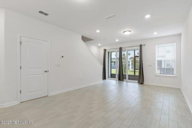 39 Thurnham Ln, Saint Augustine, FL 32092 - unfurnished room with light wood-type flooring and recessed lighting