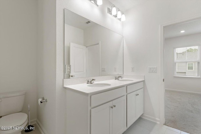 39 Thurnham Ln, Saint Augustine, FL 32092 - bathroom with double vanity and tile patterned flooring