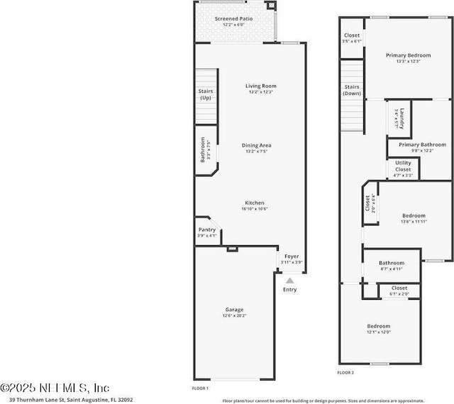 39 Thurnham Ln, Saint Augustine, FL 32092 - view of floor plan / room layout