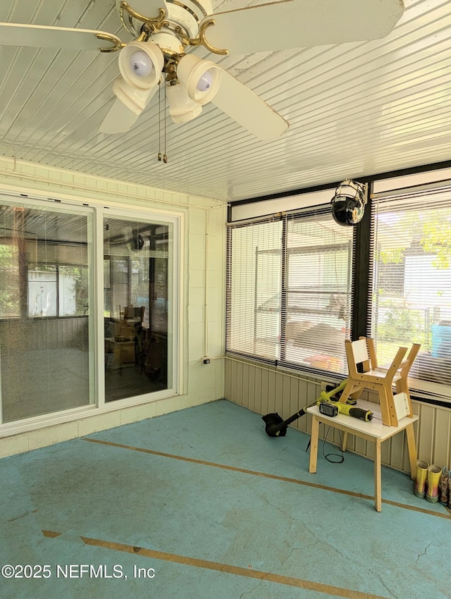 7505 Mayapple Rd, Jacksonville, FL 32211 - sunroom featuring healthy amount of natural light and ceiling fan