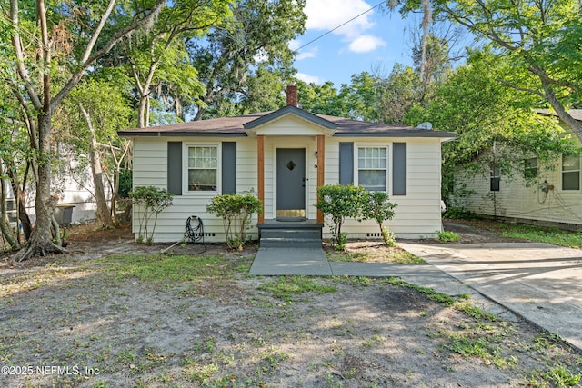 431 W 62nd St, Jacksonville, FL 32208 - view of front of property with a chimney