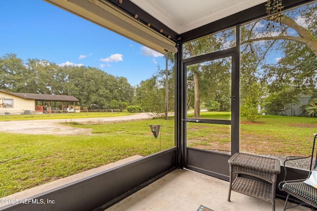 86759 Hester Dr, Yulee, FL 32097 - view of unfurnished sunroom