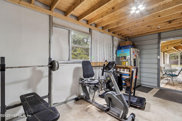 86759 Hester Dr, Yulee, FL 32097 - workout area with healthy amount of natural light
