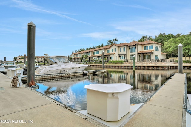 14402 Marina San Pablo Pl Unit 203, Jacksonville, FL 32224 - dock featuring a water view and a residential view