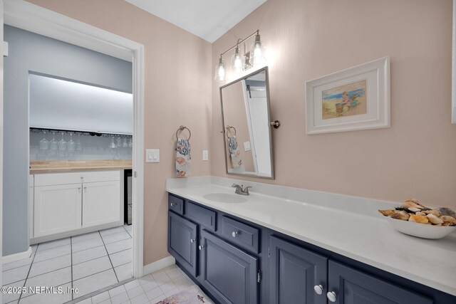 107 Hammock Cir, Saint Augustine, FL 32084 - bathroom featuring vanity and tile patterned floors