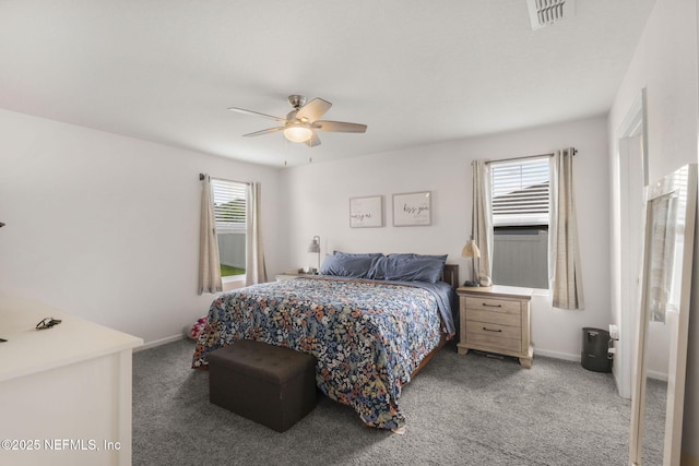 4433 Warm Springs Way, Middleburg, FL 32068 - carpeted bedroom with a ceiling fan and baseboards