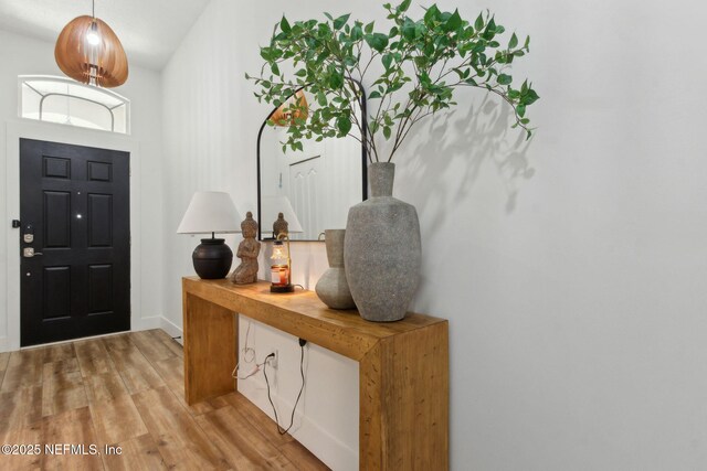 13967 Devan Lee Dr N, Jacksonville, FL 32226 - entrance foyer featuring light wood-style flooring and baseboards