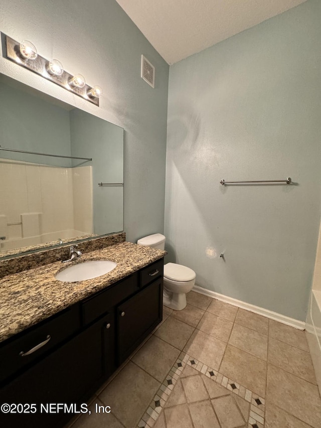 9626 Belda Way Unit 7, Jacksonville, FL 32257 - full bathroom featuring vanity, a shower, tile patterned floors, and a bathtub
