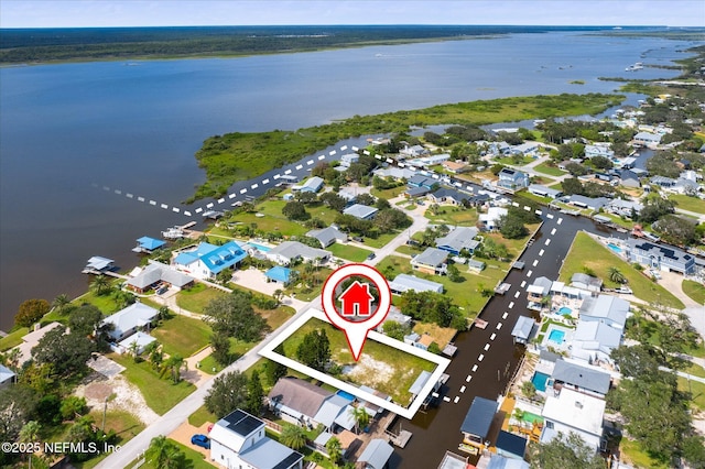 6334 Salado Rd, Saint Augustine, FL 32080 - aerial overview of property's location with a nearby body of water and nearby suburban area