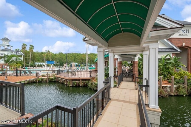 1911 Salt Creek Dr, Fleming Island, FL 32003 - dock with a water view