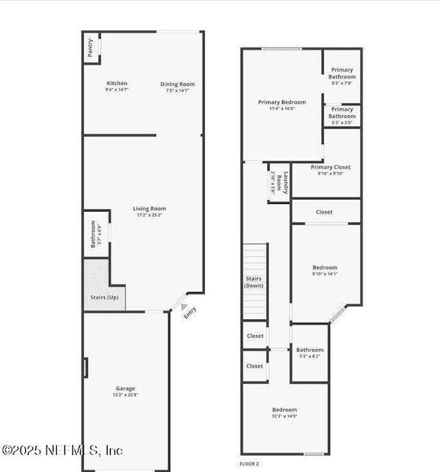 6827 Misty View Dr, Jacksonville, FL 32210 - view of property floor plan