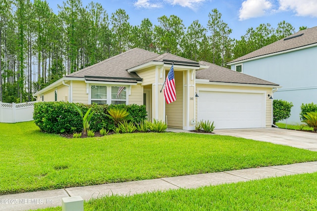 141 Balmoral Castle Dr, Saint Johns, FL 32259 - view of front facade with a garage, driveway, and a shingled roof