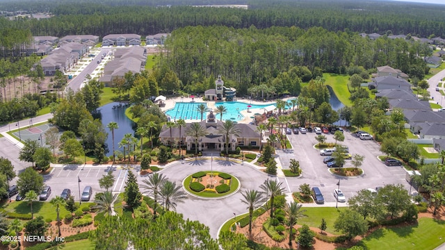 141 Balmoral Castle Dr, Saint Johns, FL 32259 - aerial view of property's location with a heavily wooded area