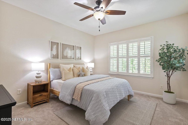 215 Bayberry Cir Unit 601, Saint Augustine, FL 32086 - bedroom with carpet floors and ceiling fan