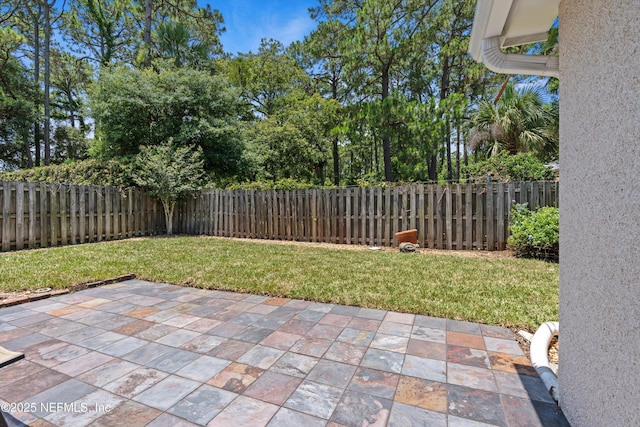 1578 Linkside Dr, Atlantic Beach, FL 32233 - fenced backyard with a patio