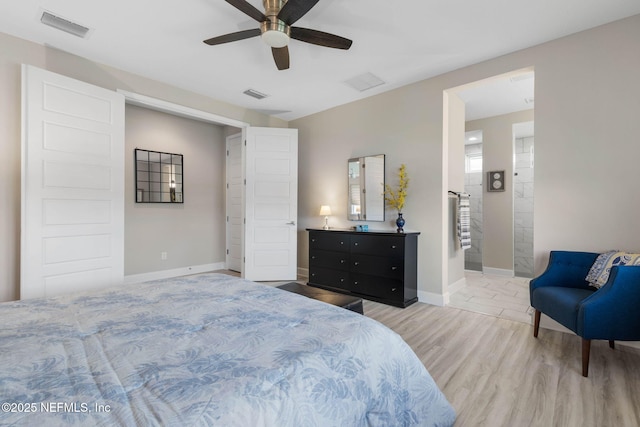 7 Los Lagos Blvd, Palm Coast, FL 32137 - bedroom featuring wood finished floors and ceiling fan