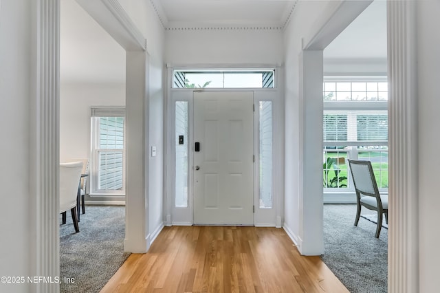 1803 Oakbreeze Ct, Jacksonville Beach, FL 32250 - entryway with light wood finished floors and plenty of natural light