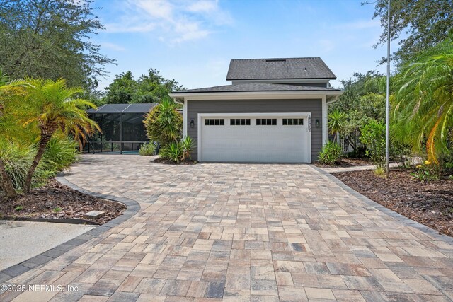 201 History Pl, Saint Augustine, FL 32095 - garage with decorative driveway