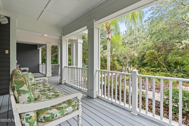 201 History Pl, Saint Augustine, FL 32095 - view of wooden porch