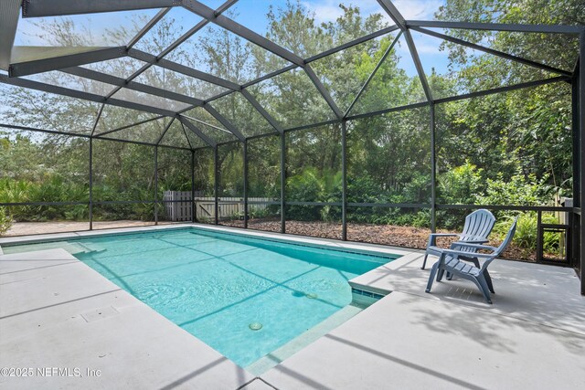 201 History Pl, Saint Augustine, FL 32095 - swimming pool featuring a patio and a lanai
