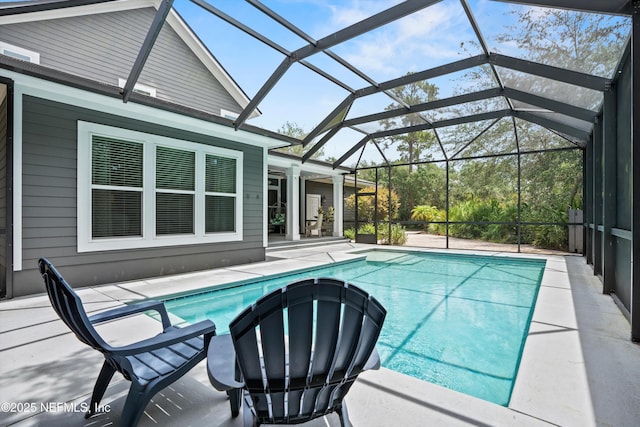 201 History Pl, Saint Augustine, FL 32095 - swimming pool featuring a patio area and a lanai