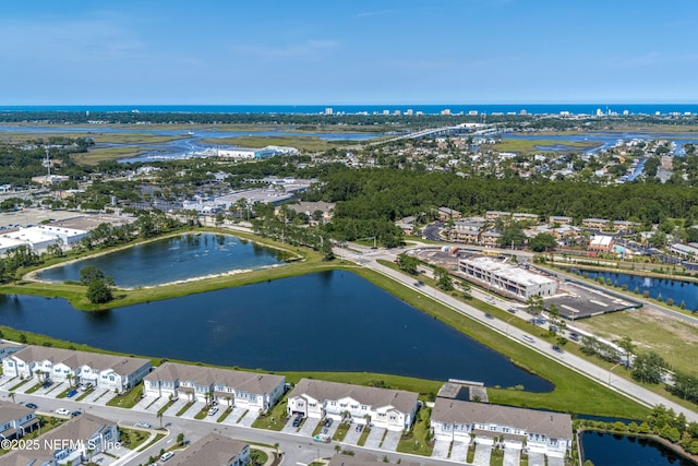 3491 Marsh Reserve Blvd, Jacksonville, FL 32224 - aerial view of property's location with a large body of water and nearby suburban area