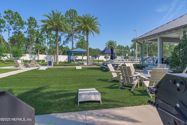 3491 Marsh Reserve Blvd, Jacksonville, FL 32224 - view of yard featuring a patio area