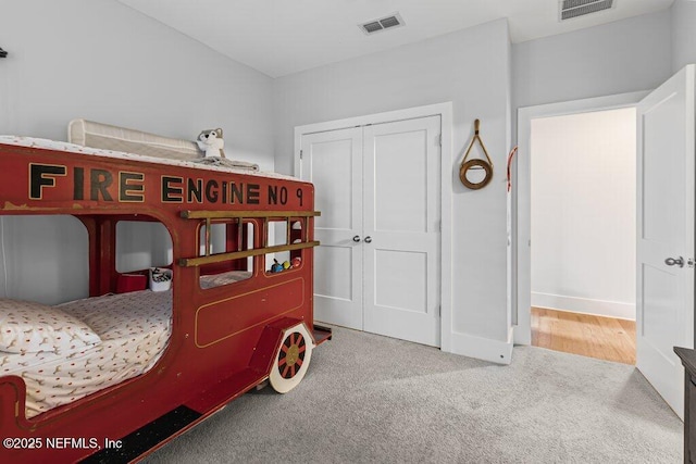 791 Paradise Ln, Atlantic Beach, FL 32233 - bedroom with carpet and a closet