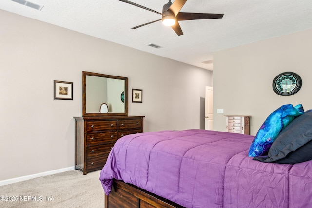 207 Hertford Bridge Way, Saint Johns, FL 32259 - bedroom featuring light carpet and a ceiling fan
