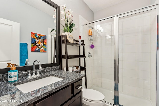207 Hertford Bridge Way, Saint Johns, FL 32259 - bathroom with a stall shower and vanity