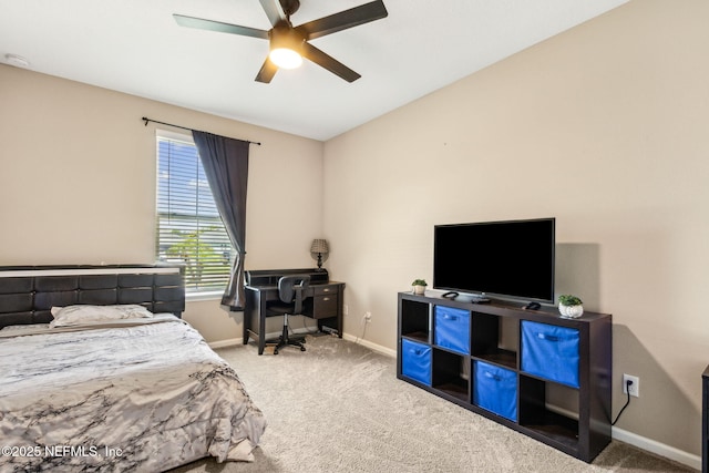207 Hertford Bridge Way, Saint Johns, FL 32259 - carpeted bedroom featuring baseboards and a ceiling fan